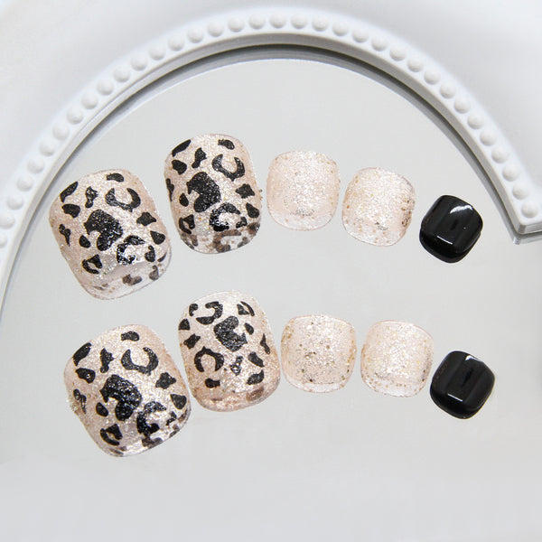 12 Sizes-24 Pcs Press On Nails F196