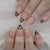 12 Sizes-24 Pcs Press On Nails C1429