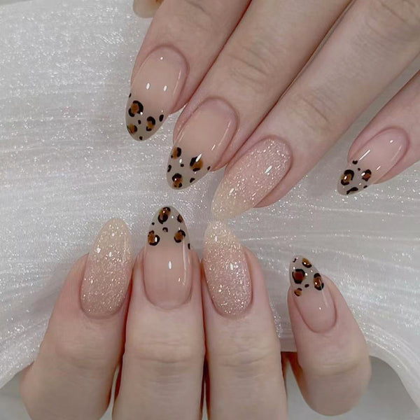 12 Sizes-24 Pcs Press On Nails C1429