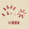 12 Sizes-24 Pcs Press On Nails Y1198