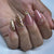 12 Sizes-24 Pcs Press On Nails W1501