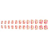 12 Sizes-24 Pcs Press On Nails C306