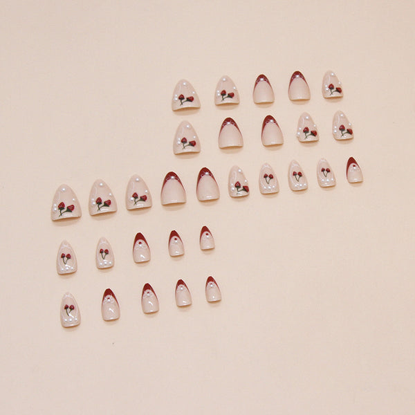 12 Sizes-24 Pcs Press On Nails Z859