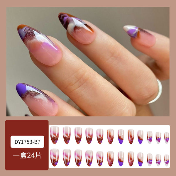 12 Sizes-24 PcsPress On NailsDY1753-B7