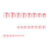 12 Sizes-24 Pcs Press On Nails JP4244