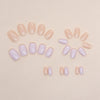 12 Sizes-24 Pcs Press On Nails W1203