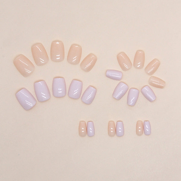 12 Sizes-24 Pcs Press On Nails W1203