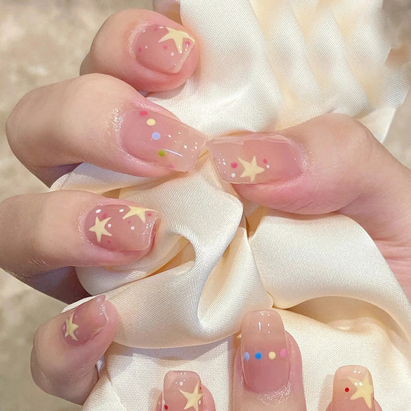 12 Sizes-24 Pcs Press On Nails R711