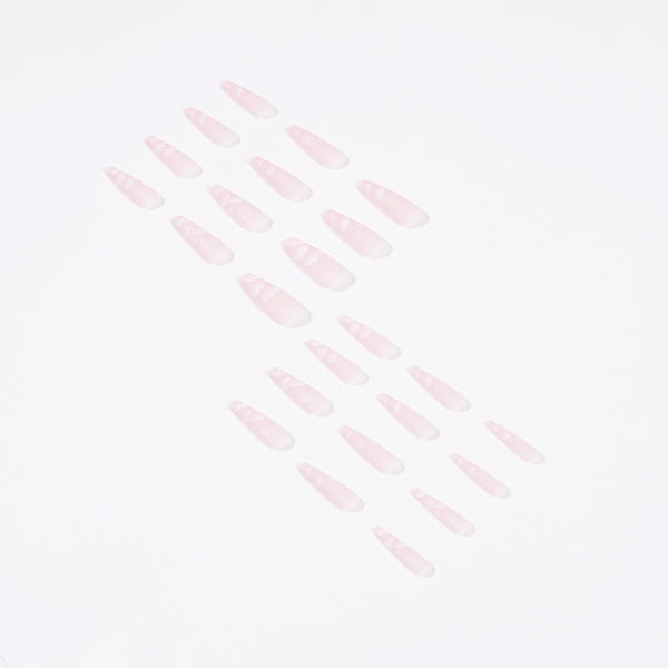 12 Sizes-24 Pcs Press On Nails JP1144