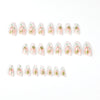 12 Sizes-24 Pcs Press On Nails JP2256