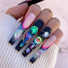 12 Sizes-24 Pcs Press On Nails Y074