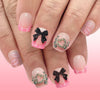 12 Sizes-24 Pcs Press On Nails C1634