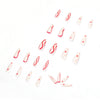 12 Sizes-24 Pcs Press On Nails JP1095