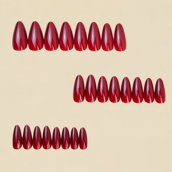 12 Sizes-24 Pcs Press On Nails Y1427