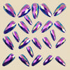 12 Sizes-24 Pcs Press On Nails Y1335