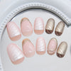 12 Sizes-24 Pcs Press On Nails W1896