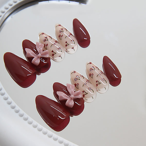 30 Pcs Press On Nails Z889