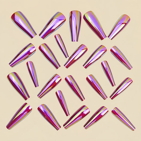 12 Sizes-24 Pcs Press On Nails Y1105