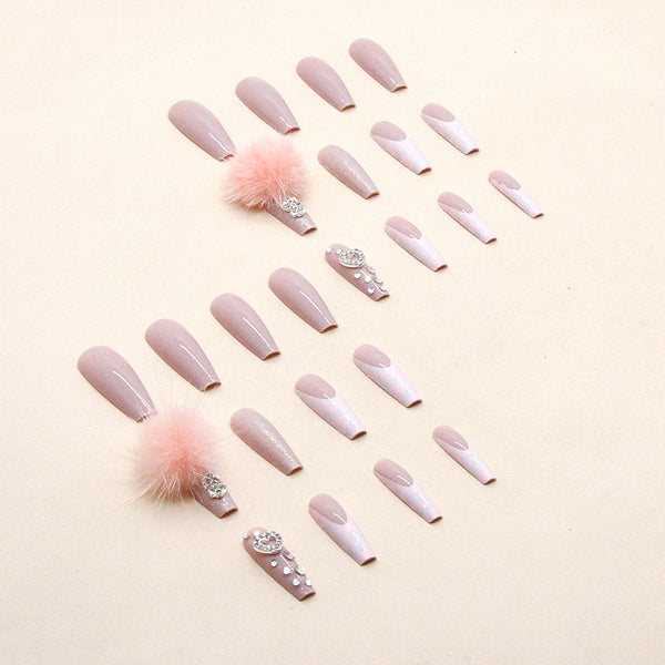 12 Sizes-24 Pcs Press On Nails Z565