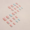 12 Sizes-24 Pcs Press On Nails W1025