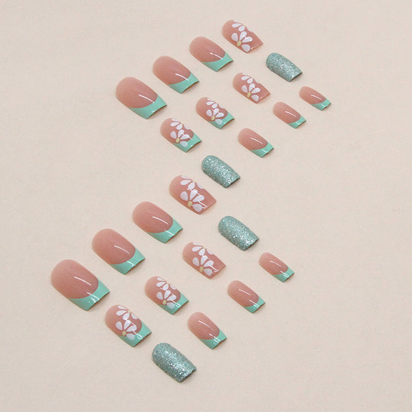 12 Sizes-24 Pcs Press On Nails W849