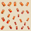 12 Sizes-24 Pcs Press On Nails Y453