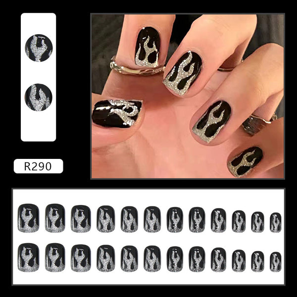 12 Sizes-24 Pcs Press On Nails R281