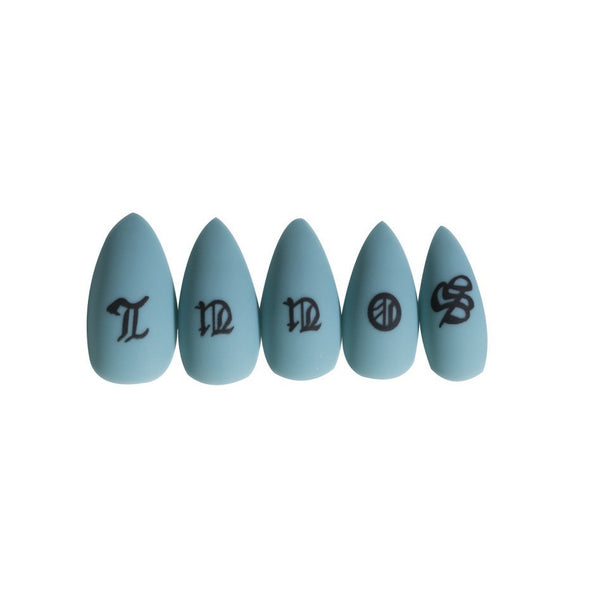 12 Sizes-24 Pcs Press On Nails JP812