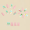 12 Sizes-24 Pcs Press On Nails Y909