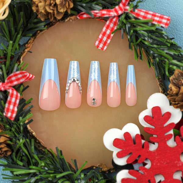 12 Sizes-24 Pcs Press On Nails JP2679
