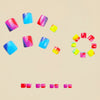 12 Sizes-24 Pcs Press On Nails Y596