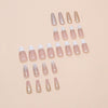 12 Sizes-24 Pcs Press On Nails W1711