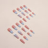 12 Sizes-24 Pcs Press On Nails Z725