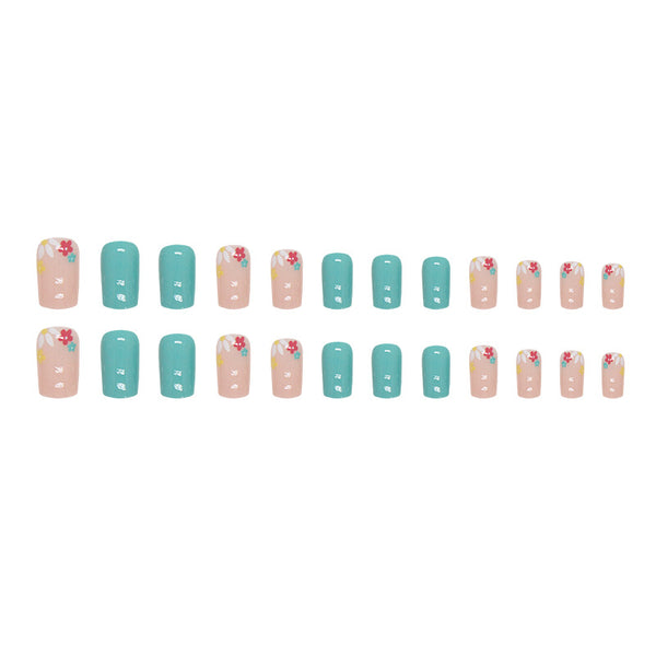 12 Sizes-24 Pcs Press On Nails W1210