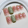 12 Sizes-24 Pcs Press On Nails R920