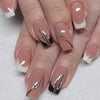 12 Sizes-24 Pcs Press On Nails Z644