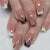 12 Sizes-24 Pcs Press On Nails Z644