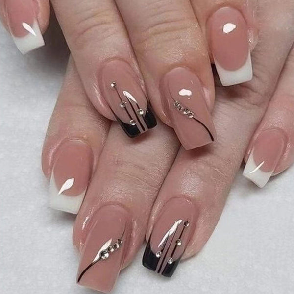 12 Sizes-24 Pcs Press On Nails Z644