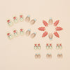 12 Sizes-24 Pcs Press On Nails W1638