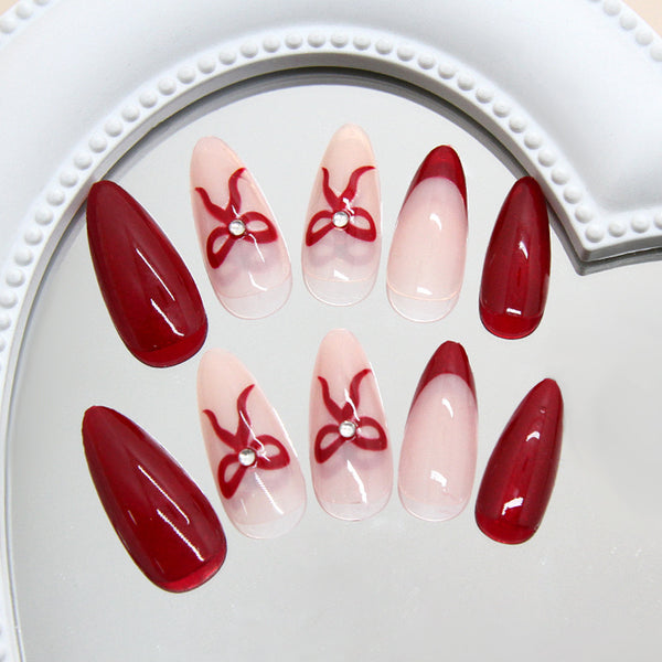 12 Sizes-24 Pcs Press On Nails Z1027