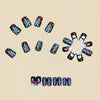 12 Sizes-24 Pcs Press On Nails Y1305
