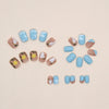 12 Sizes-24 Pcs Press On Nails W989