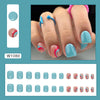 12 Sizes-24 Pcs Press On Nails W1054