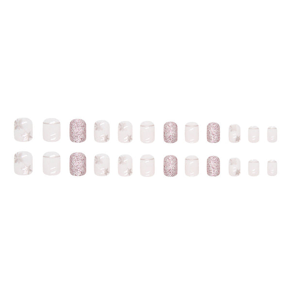 12 Sizes-24 Pcs Press On Nails W904