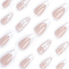 12 Sizes-24 Pcs Press On Nails JP3127