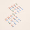 12 Sizes-24 Pcs Press On Nails Z663