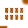 12 Sizes-24 Pcs Press On Nails C1766