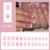 12 Sizes-24 Pcs Press On Nails C1162