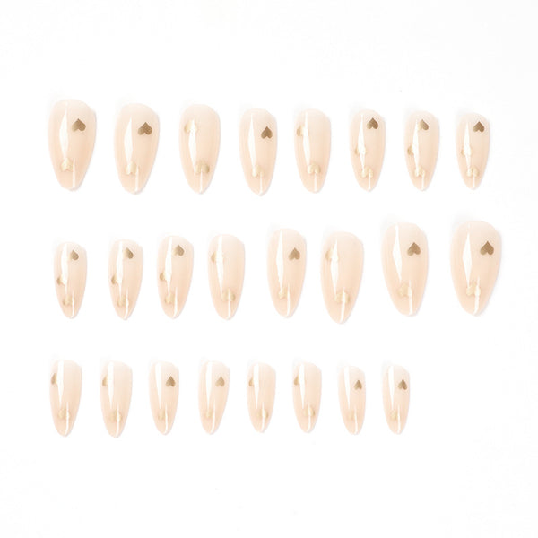 12 Sizes-24 Pcs Press On Nails JP1563
