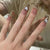 12 Sizes-24 Pcs Press On Nails Z462